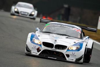 World © Octane Photographic Ltd. Avon Tyres British GT Championship. Monday 1st April 2013 Oulton Park – Race 1. BMW Z4 GT3 – Ecurie Ecosse with Barwell Motorsport – Piers Johnson, Ron Johnson. Digital Ref : 0623ce1d8851