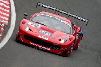 World © Octane Photographic Ltd. Avon Tyres British GT Championship. Monday 1st April 2013 Oulton Park – Race 1. Ferrari 458 Italia, FF Corse – Rob Barff, Gary Eastwood. Digital Ref : 0623ce1d8909