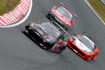 World © Octane Photographic Ltd. Avon Tyres British GT Championship. Monday 1st April 2013 Oulton Park – Race 1. Nissan GTR – JRM Racing – Steve Tandy, Dan Brown; Ferrari 458 Italia – MTEC – Matt Griffin, Duncan Cameron and Porsche 997 GT3-R – Trackspeed – Richard Westbrook, Gregor Fiskin. Digital Ref :