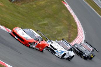 World © Octane Photographic Ltd. Avon Tyres British GT Championship. Ferrari 458 Italia – MTEC – Matt Griffin, Duncan Cameron, BMW Z4 GT3 – 888Optimum – Daniel Brown, Steve Tandy and BMW Z4 GT3 – Ecurie Ecosse with Barwell Motorsport – Oliver Bryant, Marco Attard. Digital Ref :