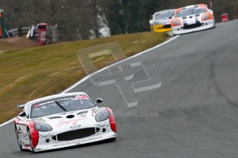 World © Octane Photographic Ltd. Avon Tyres British GT Championship. Monday 1st April 2013 Oulton Park – Race 2. Ginetta G50 – Century Motorsport – Declan Jones, Zoe Wenham. Digital Ref : 0625ce1d9596