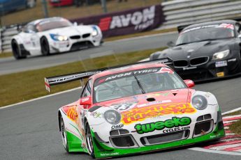 World © Octane Photographic Ltd. Avon Tyres British GT Championship. Monday 1st April 2013 Oulton Park – Race 2. Porsche 997 GT3-R – Trackspeed – Phil Keen, Jon Minshaw. Digital Ref : 0625ce1d9639