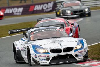 World © Octane Photographic Ltd. Avon Tyres British GT Championship. Monday 1st April 2013 Oulton Park – Race 2. BMW Z4 GT3 – Ecurie Ecosse with Barwell Motorsport – Oliver Bryant, Marco Attard. Digital Ref : 0625ce1d9645