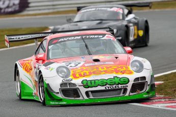 World © Octane Photographic Ltd. Avon Tyres British GT Championship. Monday 1st April 2013 Oulton Park – Race 2. Porsche 997 GT3-R – Trackspeed – Phil Keen, Jon Minshaw. Digital Ref : 0625ce1d9760