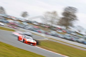 World © Octane Photographic Ltd. Avon Tyres British GT Championship. Monday 1st April 2013 Oulton Park – Race 2. Ferrari 458 Italia – MTEC – Matt Griffin, Duncan Cameron. Digital Ref : 0625ce1d9825