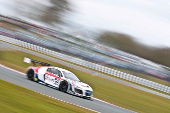 World © Octane Photographic Ltd. Avon Tyres British GT Championship. Monday 1st April 2013 Oulton Park – Race 2. Audi R8 LMS Ultra – United Autosports – Zak Brown, Matt Bell, Mark Patterson. Digtal Ref : 0625ce1d9830