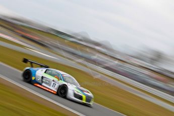 World © Octane Photographic Ltd. Avon Tyres British GT Championship. Monday 1st April 2013 Oulton Park – Race 2. Audi R8 LMS – PE Group Blendini Motorsport – Dominic Evans, Tom Roche. Digital Ref : 0625ce1d9883