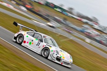 World © Octane Photographic Ltd. Avon Tyres British GT Championship. Monday 1st April 2013 Oulton Park – Race 2. Porsche 997 GT3-R – Trackspeed - Nick Tandy, David Ashburn. Digital Ref : 0625ce1d9897