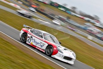 World © Octane Photographic Ltd. Avon Tyres British GT Championship. Monday 1st April 2013 Oulton Park – Race 2. Ginetta G50 – Century Motorsport – Declan Jones, Zoe Wenham. Digital Ref : 0625ce1d9909