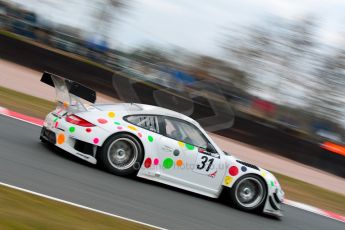 World © Octane Photographic Ltd. Avon Tyres British GT Championship. Monday 1st April 2013 Oulton Park – Race 2. Porsche 997 GT3-R – Trackspeed - Nick Tandy, David Ashburn. Digital Ref : 0625ce1d9927