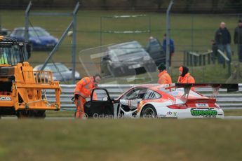 World © Octane Photographic Ltd. Avon Tyres British GT Championship. Monday 1st April 2013 Oulton Park – Race 2. Porsche 997 GT3-R – Trackspeed – Jon Minshaw. Digital Ref : 0625lw1d0015