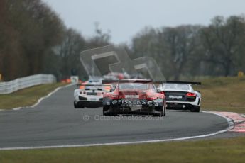 World © Octane Photographic Ltd. Avon Tyres British GT Championship. Monday 1st April 2013 Oulton Park – Race 2. Porsche 997 GT3-R – Trackspeed – Richard Westbrook, Gregor Fiskin. Digital Ref : 0625lw1d0031