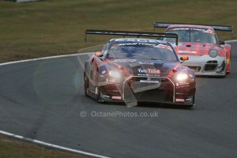 World © Octane Photographic Ltd. Avon Tyres British GT Championship. Monday 1st April 2013 Oulton Park – Race 2. Nissan GTR – JRM Racing – Jody Fannin, Mark Cole. Digital Ref : 0625lw1d0079