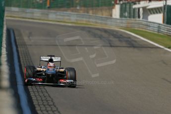 World © Octane Photographic Ltd. F1 Belgian GP - Spa - Francorchamps. Friday 23rd August 2013. Practice 2. Sauber C32 - Nico Hulkenberg. Digital Ref : 0787lw1d7543