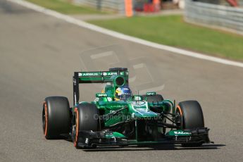 World © Octane Photographic Ltd. F1 Belgian GP - Spa - Francorchamps. Friday 23rd August 2013. Practice 2. Caterham F1 Team CT03 – Max Chilton. Digital Ref : 0787lw1d7621