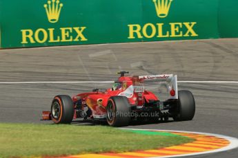 World © Octane Photographic Ltd. F1 Belgian GP - Spa - Francorchamps. Friday 23rd August 2013. Practice 2. Scuderia Ferrari F138 - Felipe Massa. Digital Ref : 0787lw1d7793