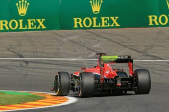 World © Octane Photographic Ltd. F1 Belgian GP - Spa - Francorchamps. Friday 23rd August 2013. Practice 2. Marussia F1 Team MR02 - Jules Bianchi. Digital Ref : 0787lw1d7811