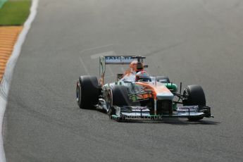 World © Octane Photographic Ltd. F1 Belgian GP - Spa - Francorchamps. Thursday 25th July 2013. Practice 2. Sahara Force India VJM06 - Paul di Resta. Digital Ref : 0787lw1d8021