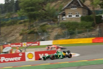 World © Octane Photographic Ltd. F1 Belgian GP - Spa-Francorchamps, Saturday 24th August 2013 - Practice 3. Caterham F1 Team CT03 - Giedo van der Garde. Digital Ref : 0792lw1d5240