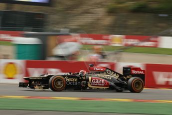 World © Octane Photographic Ltd. F1 Belgian GP - Spa-Francorchamps, Saturday 24th August 2013 - Practice 3. Lotus F1 Team E21 - Kimi Raikkonen. Digital Ref : 0792lw1d5337