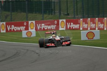 World © Octane Photographic Ltd. F1 Belgian GP - Spa-Francorchamps, Saturday 24th August 2013 - Practice 3. Vodafone McLaren Mercedes MP4/28 - Sergio Perez . Digital Ref :  0792lw1d8774