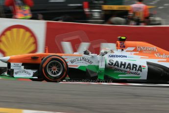 World © Octane Photographic Ltd. F1 Belgian GP - Spa-Francorchamps, Saturday 24th August 2013 - Practice 3. Sahara Force India VJM06 - Adrian Sutil. Digital Ref : 0792lw1d8801