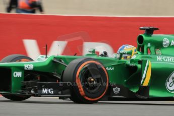 World © Octane Photographic Ltd. F1 Belgian GP - Spa-Francorchamps, Saturday 24th August 2013 - Practice 3. Caterham F1 Team CT03 - Charles Pic. Digital Ref : 0792lw1d8855