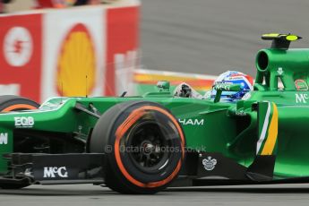 World © Octane Photographic Ltd. F1 Belgian GP - Spa-Francorchamps, Saturday 24th August 2013 - Practice 3. Caterham F1 Team CT03 - Giedo van der Garde. Digital Ref : 0792lw1d8886