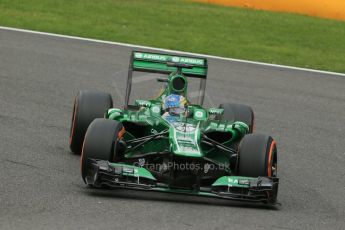 World © Octane Photographic Ltd. F1 Belgian GP - Spa-Francorchamps, Saturday 24th August 2013 - Practice 3. Caterham F1 Team CT03 - Charles Pic. Digital Ref : 0792lw1d8907