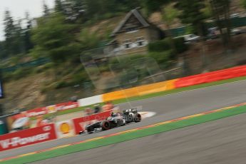 World © Octane Photographic Ltd. F1 Belgian GP - Spa-Francorchamps, Saturday 24th August 2013 - Practice 3. Sauber C32 - Esteban Gutierrez. Digital Ref : 0792lw1d9023