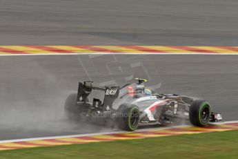 World © Octane Photographic Ltd. F1 Belgian GP - Spa-Francorchamps, Saturday 24th August 2013 - Qualifying. Sauber C32 - Nico Hulkenberg. Digital Ref : 0793cb7d2695