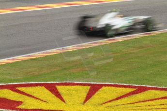World © Octane Photographic Ltd. F1 Belgian GP - Spa-Francorchamps, Saturday 24th August 2013 - Qualifying. Mercedes AMG Petronas F1 W04 – Lewis Hamilton. Digital Ref : 0793cb7d2768