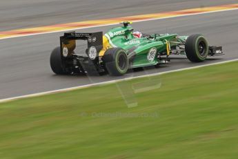 World © Octane Photographic Ltd. F1 Belgian GP - Spa-Francorchamps, Saturday 24th August 2013 - Qualifying. Caterham F1 Team CT03 - Giedo van der Garde. Digital Ref : 0793cb7d2777