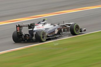 World © Octane Photographic Ltd. F1 Belgian GP - Spa-Francorchamps, Saturday 24th August 2013 - Qualifying. Williams FW35 - Valtteri Bottas. Digital Ref : 0793cb7d2807