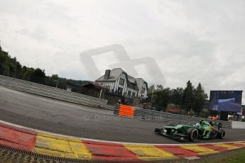 World © Octane Photographic Ltd. F1 Belgian GP - Spa-Francorchamps, Saturday 24th August 2013 - Qualifying. Caterham F1 Team CT03 - Giedo van der Garde. Digital Ref : 0793lw1d5446