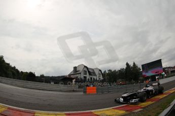 World © Octane Photographic Ltd. F1 Belgian GP - Spa-Francorchamps, Saturday 24th August 2013 - Qualifying. Williams FW35 - Pastor Maldonado. Digital Ref : 0793lw1d5449