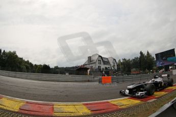 World © Octane Photographic Ltd. F1 Belgian GP - Spa-Francorchamps, Saturday 24th August 2013 - Qualifying. Williams FW35 - Pastor Maldonado. Digital Ref : 0793lw1d5502