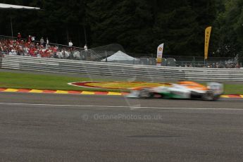 World © Octane Photographic Ltd. F1 Belgian GP - Spa-Francorchamps, Saturday 24th August 2013 - Qualifying. Sahara Force India VJM06 - Paul di Resta. Digital Ref : 0793lw1d5585