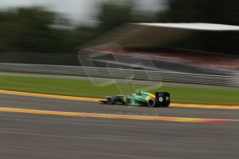 World © Octane Photographic Ltd. F1 Belgian GP - Spa-Francorchamps, Saturday 24th August 2013 - Qualifying. Caterham F1 Team CT03 - Giedo van der Garde. Digital Ref : 0793lw1d5614