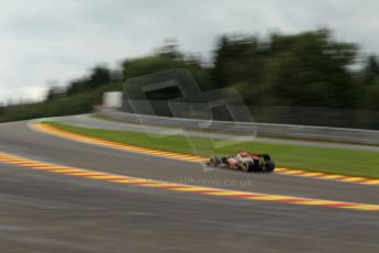 World © Octane Photographic Ltd. F1 Belgian GP - Spa-Francorchamps, Saturday 24th August 2013 - Qualifying. Lotus F1 Team E21 - Kimi Raikkonen. Digital Ref : 0793lw1d5638