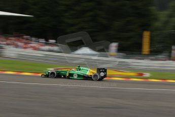 World © Octane Photographic Ltd. F1 Belgian GP - Spa-Francorchamps, Saturday 24th August 2013 - Qualifying. Caterham F1 Team CT03 - Giedo van der Garde. Digital Ref : 0793lw1d5660