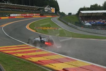 World © Octane Photographic Ltd. F1 Belgian GP - Spa-Francorchamps, Saturday 24th August 2013 - Qualifying. Williams FW35 - Pastor Maldonado. Digital Ref : 0793lw1d9202