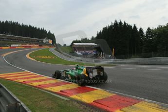 World © Octane Photographic Ltd. F1 Belgian GP - Spa-Francorchamps, Saturday 24th August 2013 - Qualifying. Caterham F1 Team CT03 - Giedo van der Garde. Digital Ref : 0793lw1d9266