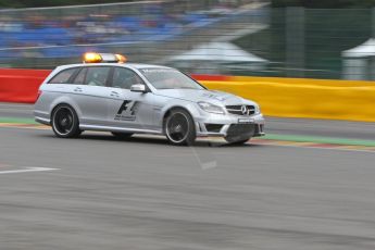 World © Octane Photographic Ltd. F1 Belgian GP - Spa-Francorchamps, Sunday 25th August 2013 - Race Build up. The FIA medical car at speed. Digital Ref : 0797cb7d3262