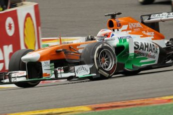 World © Octane Photographic Ltd. F1 Belgian GP - Spa-Francorchamps, Sunday 25th August 2013 - Race. Sahara Force India VJM06 - Paul di Resta. Digital Ref :