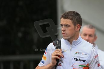 World © Octane Photographic Ltd. F1 Belgian GP - Spa-Francorchamps, Saturday 24th August 2013 - Paddock. Sahara Force India VJM06 - Paul di Resta. Digital Ref : 0791lw1d8204