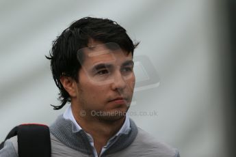 World © Octane Photographic Ltd. F1 Belgian GP - Spa-Francorchamps, Saturday 24th August 2013 - Paddock. Vodafone McLaren Mercedes MP4/28 - Sergio Perez . Digital Ref : 0791lw1d8233