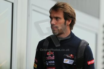 World © Octane Photographic Ltd. F1 Belgian GP - Spa-Francorchamps, Saturday 24th August 2013 - Paddock. Scuderia Toro Rosso STR8 - Jean-Eric Vergne. Digital Ref : 0791lw1d8252