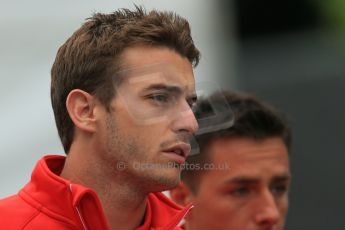 World © Octane Photographic Ltd. F1 Belgian GP - Spa-Francorchamps, Saturday 24th August 2013 - Paddock. Marussia F1 Team MR02 - Jules Bianchi. Digital Ref : 0791lw1d8381