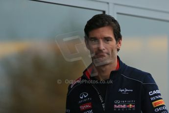 World © Octane Photographic Ltd. F1 Belgian GP - Spa-Francorchamps, Sunday 25th August 2013 - Paddock. Infiniti Red Bull Racing RB9 - Mark Webber. Digital Ref : 0795lw1d0129